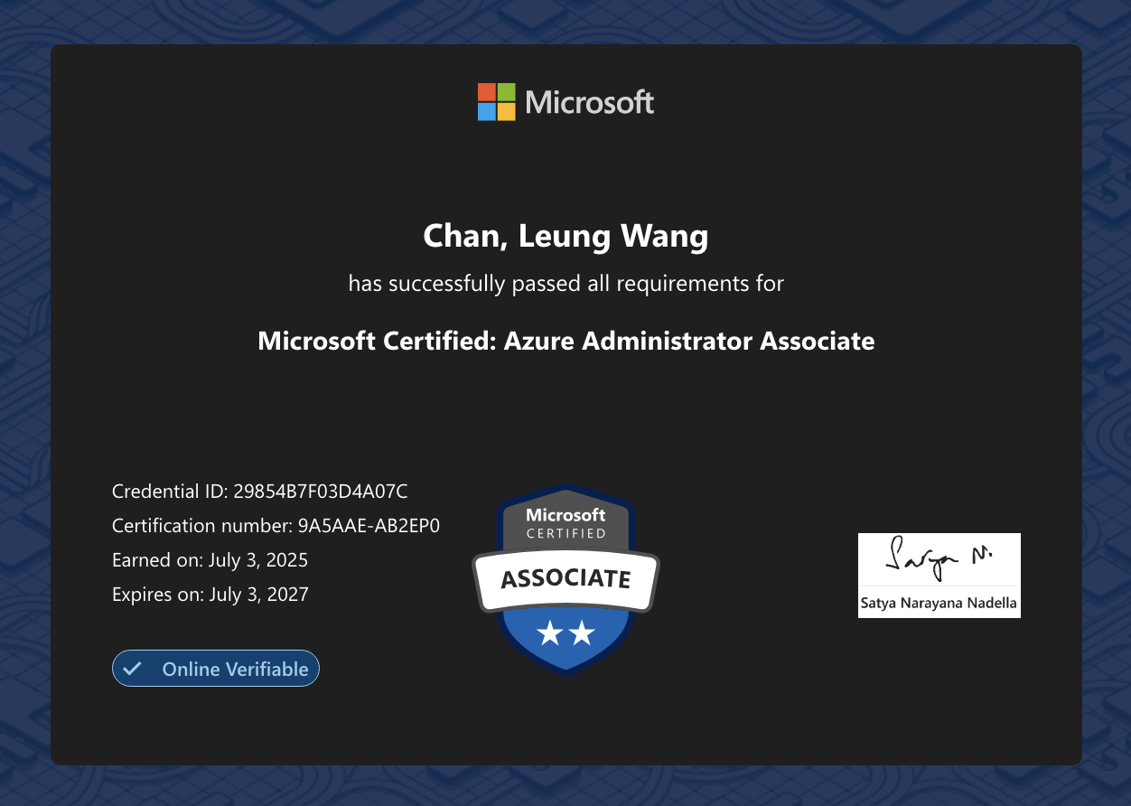 AZ-104 certification