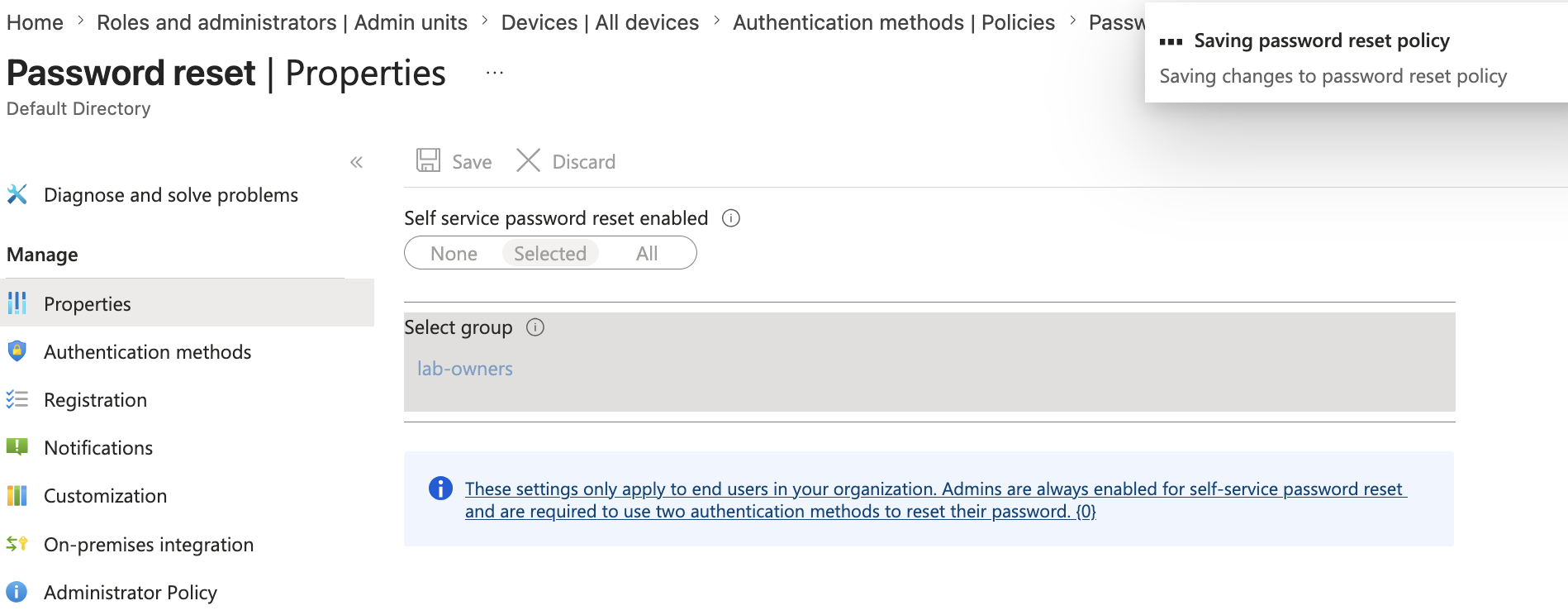 Password protection notes