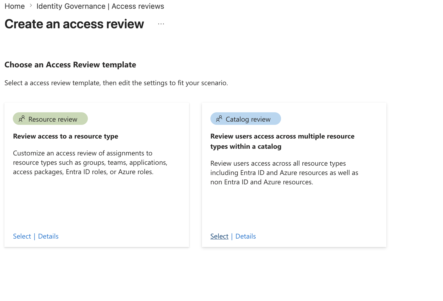 Access review created
