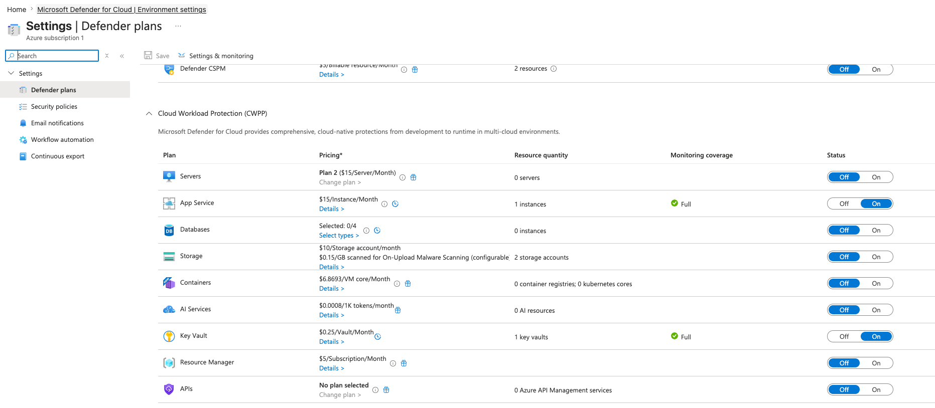 Defender Paid Plan Demo