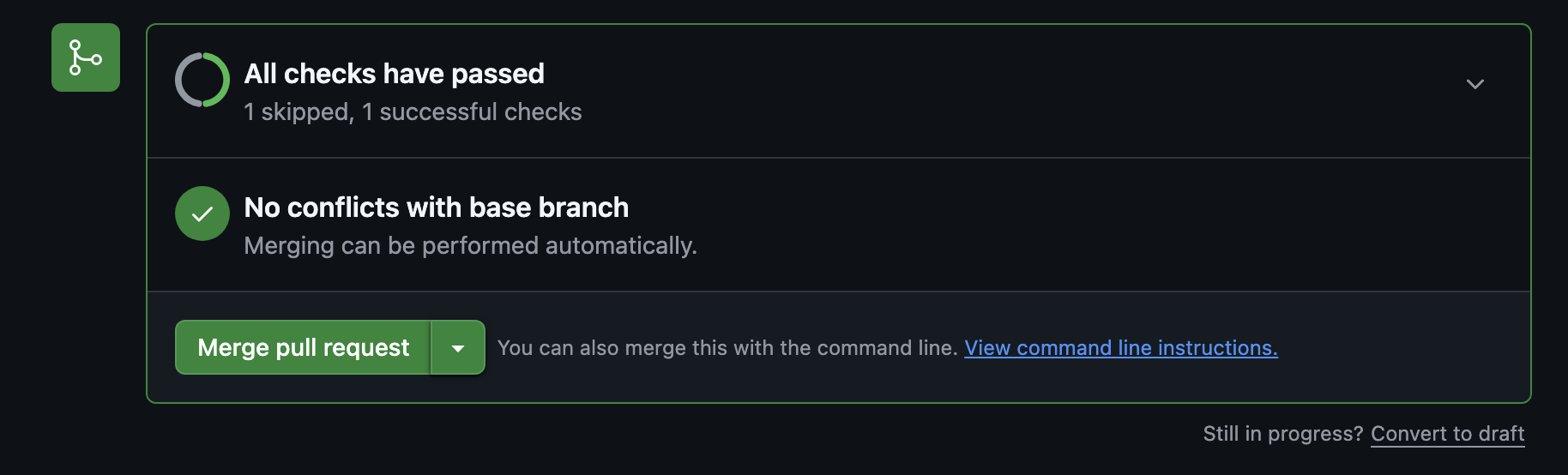All checks passed